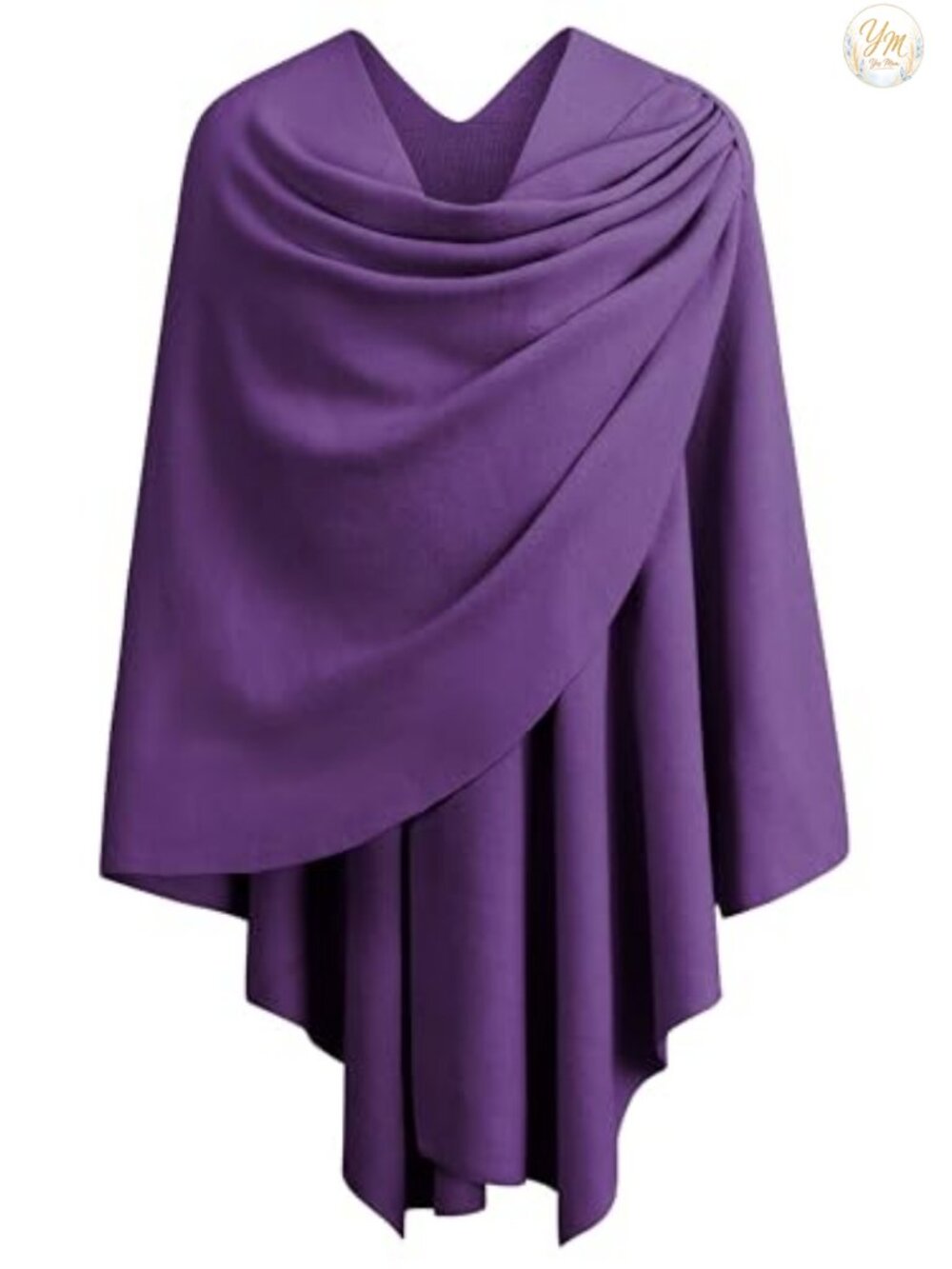 Womens Cross Front Poncho Shawl Wrap Viscose Knit Formal Wedding Gift